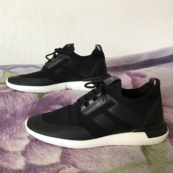 Tod’s No Code Black Sneaker in Mesh and Leather - Picture 7 of 16